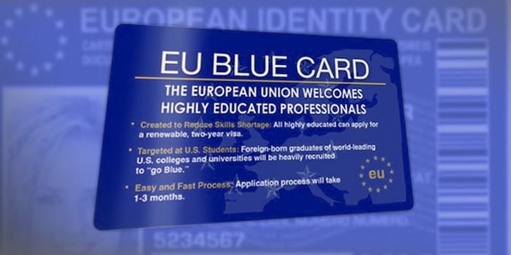 Tăng mức lương tối thiểu cho thẻ xanh EU muc luong toi thieu the xanh eu